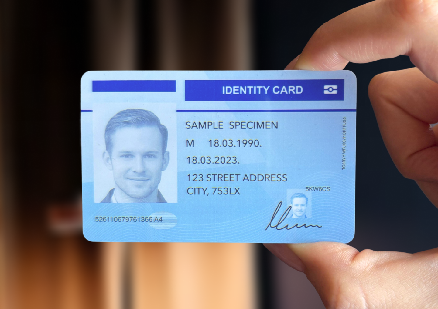 Front ID image